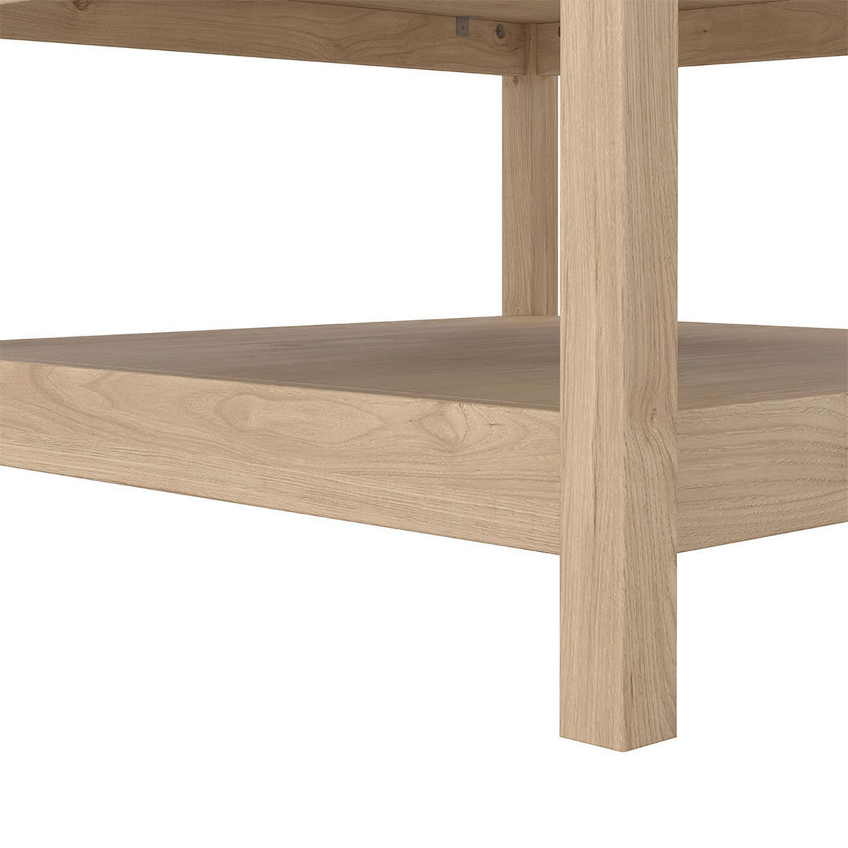 COUCHTISCH, Madrid, Eiche, Spanplatte foliert, 81 x 81 x 45 cm - Eichefarben, Holzwerkstoff (81/81/45cm) - ebuy24