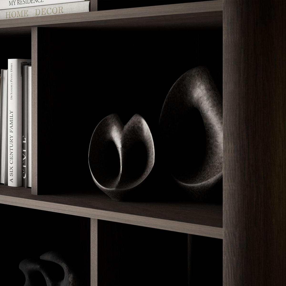 REGAL TWILIGHT mit Schubladen - Eichefarben, Holzwerkstoff (88/194/38cm) - Lookway