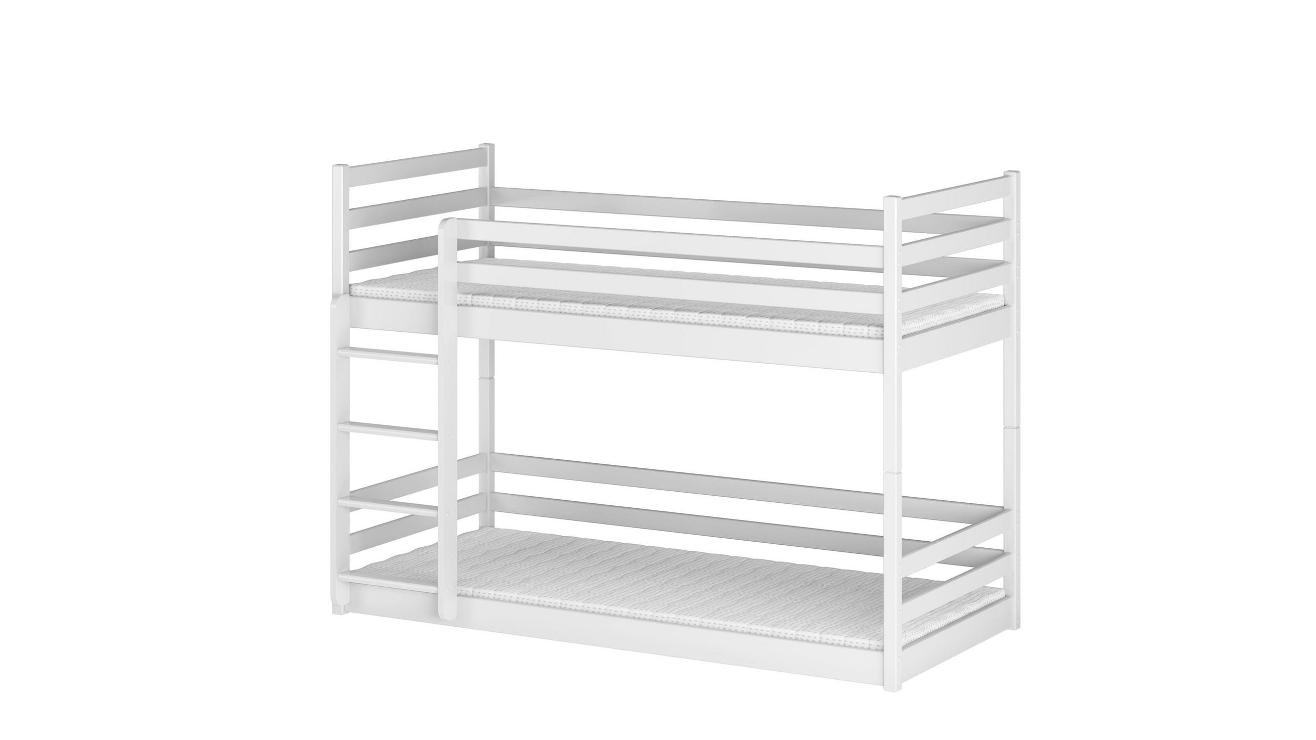 ETAGENBETT WEIß - Weiß, Holz (90/200cm) - FURNLUX