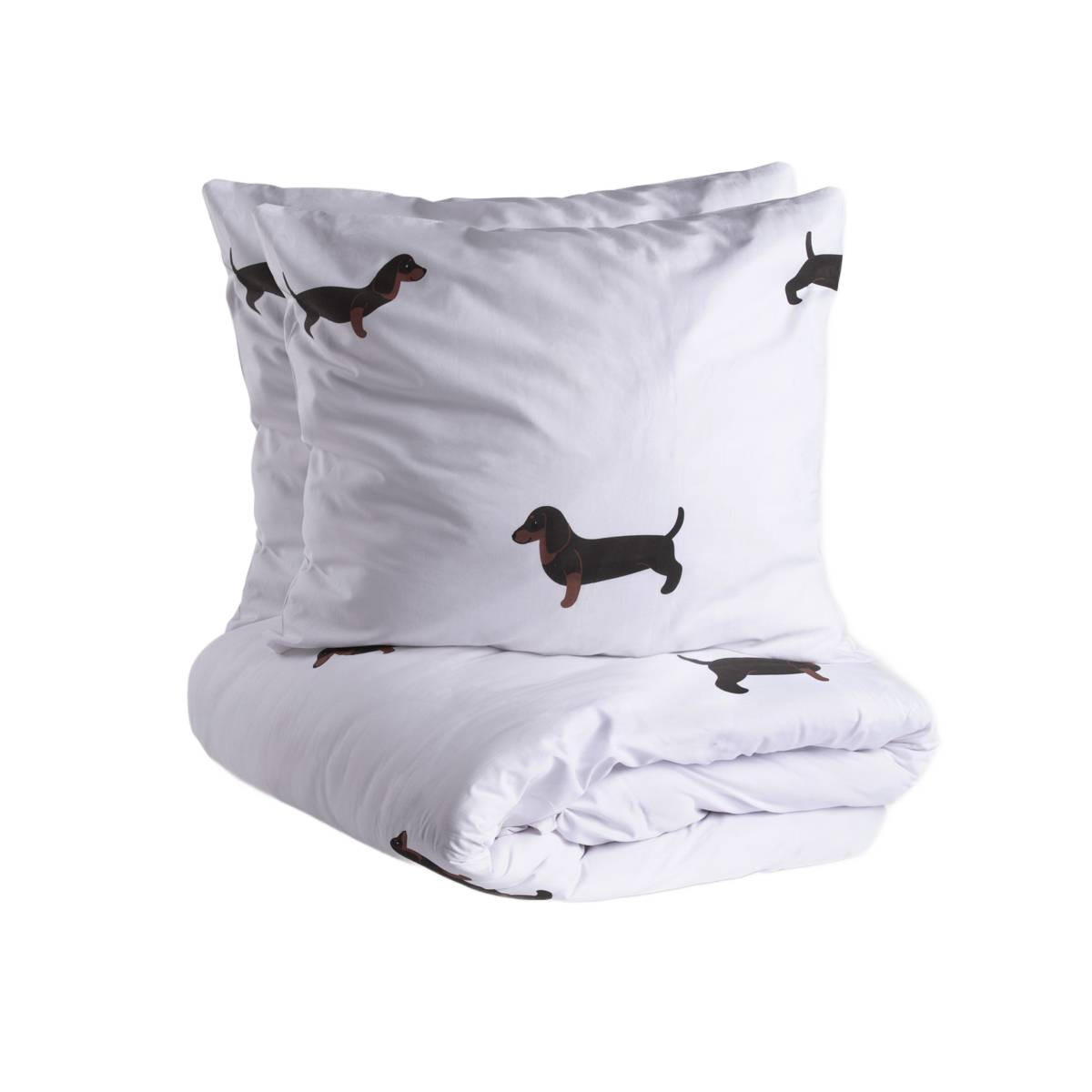 BETTWÄSCHE Winnie Baumwolle 220/200 cm - Weiß, Textil (220/200cm) - Homla