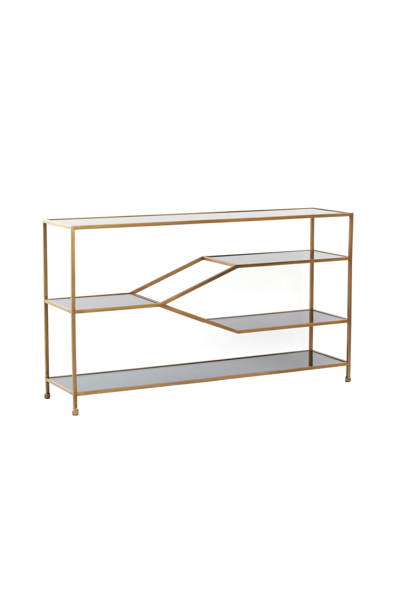 KONSOLENTISCH Aino Bronze 140/35/80 cm - Bronzefarben, Metall (140/35/80cm) - Light & Living