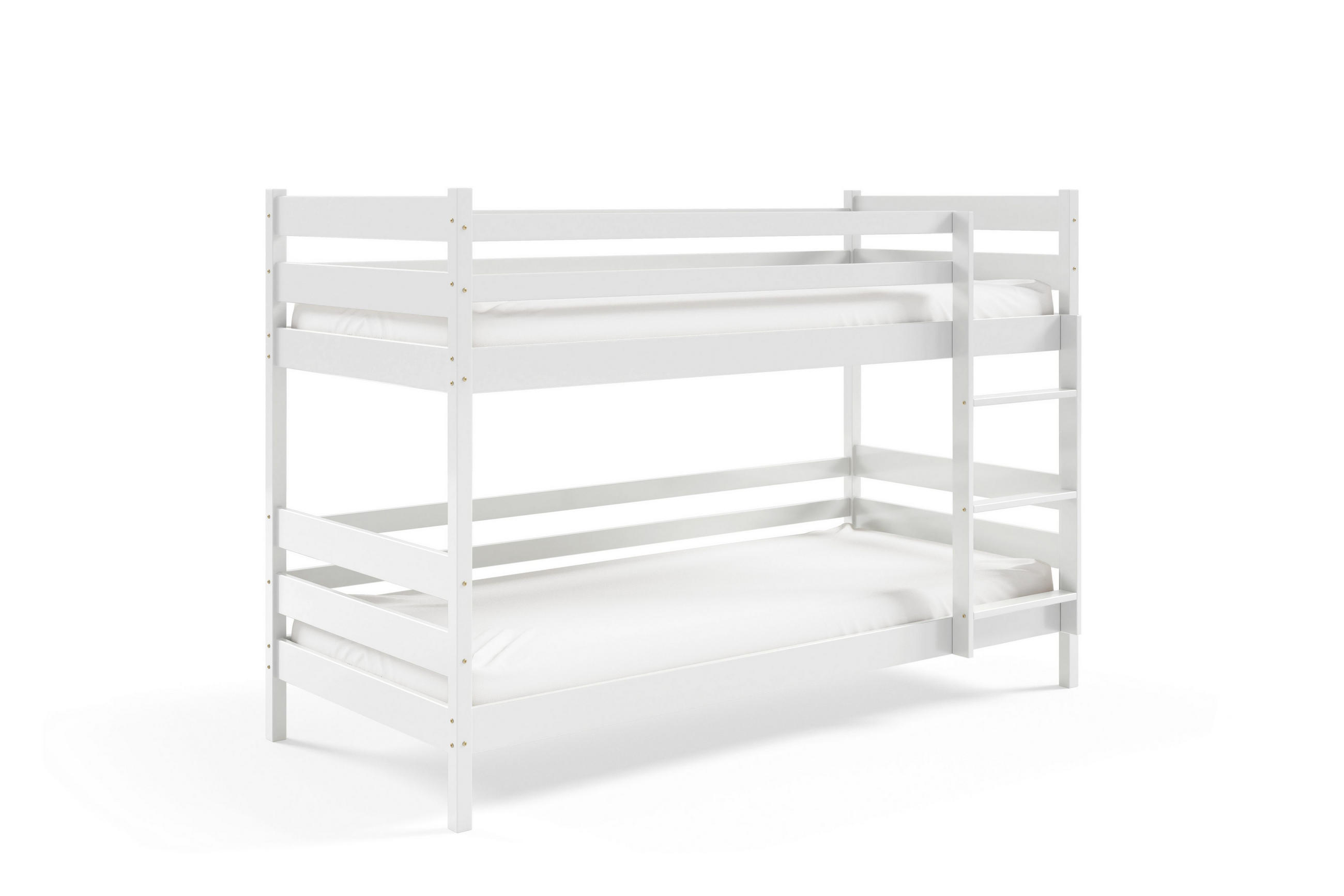 ETAGENBETT SIMBA 80x190 cm Weiß - Weiß, Holz (80/190cm) - MASSENO