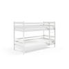 ETAGENBETT SIMBA 80x190 cm Weiß - Weiß, Holz (80/190cm) - MASSENO