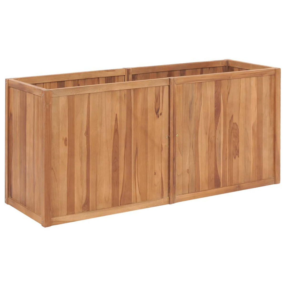 GARTEN-HOCHBEET 150 x 50 x 70 cm Massivholz - Braun, Holz (150/70/50cm) - furnicato