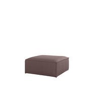 POLSTERHOCKER Celes Premium In Scala - Lila, Holzwerkstoff/Textil (105/40/105cm) - Fun Möbel