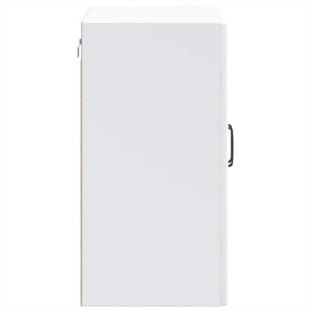 KÜCHENOBERSCHRANK Lucca mit 2 Glas Türen 80/31/60 cm aus Holzwerkstoff Weiß - Weiß, Holz (80/60/31cm) - vidaXL