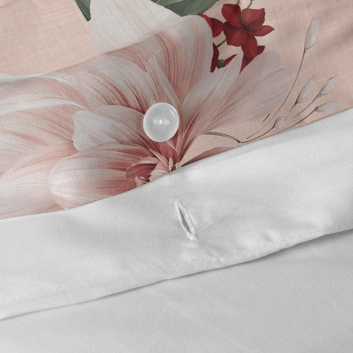 BETTBEZUG summer floral 155x220 cm (komfortgrösse) mehrfarbig - Multicolor, Textil (155/220cm) - Happy Friday