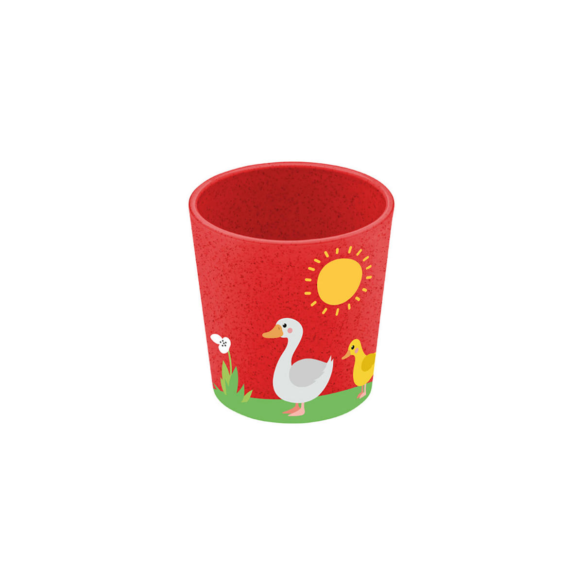 KINDERGESCHIRRSET Farm 3er Set - Rot, Kunststoff (1/1/1cm) - Koziol