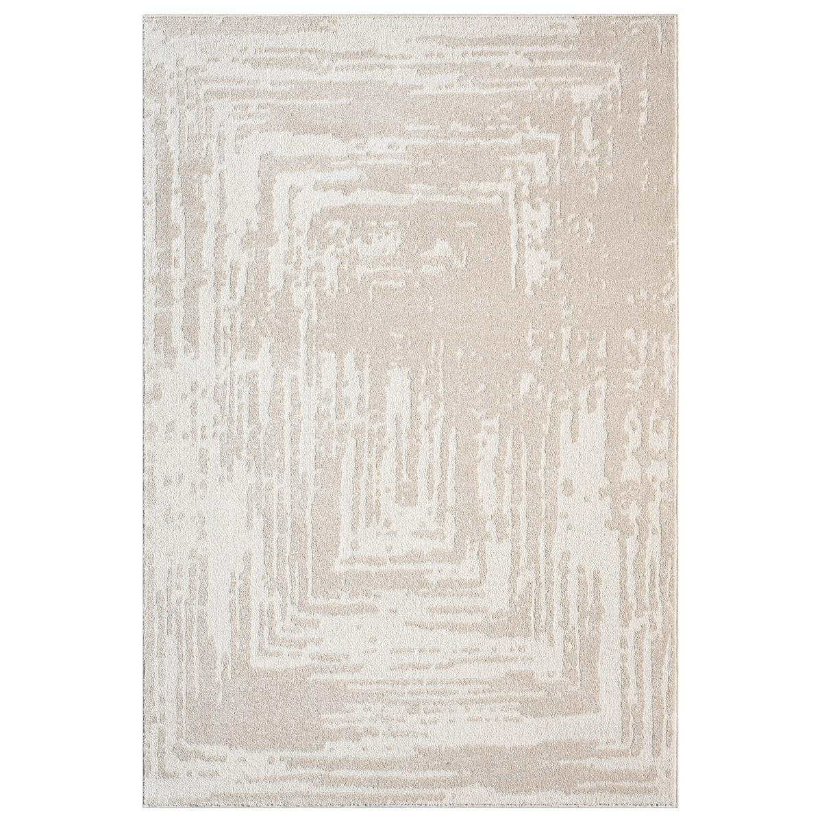 KURZFLOR-TEPPICH Flair 171 Beige 120x170 cm - Beige, Textil (120/170cm) - carpet city