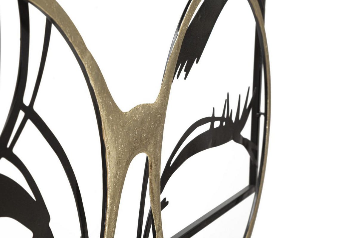 WANDDEKORATION Eyewear, mehrfarbig, Eisen, 89,5 x 41,3 cm - Multicolor, Metall (89.5/41.3/3.8cm) - Mauro Ferretti