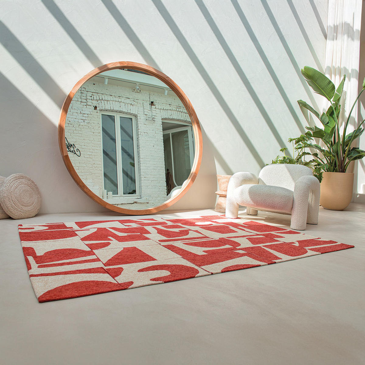TEPPICH Rust Craft 170/240 cm - Rot, Textil (170/240cm) - Louis De Poortere
