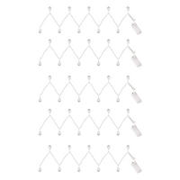 LED DEKOLEUCHTE Silber Kristall Design - Silberfarben, Kunststoff (120/2.2/2.7cm) - Globo Lighting