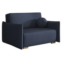 SCHLAFSOFA Viva Glov II - Blau/Naturfarben, Holz/Textil (134/85/98cm) - MIRJAN24
