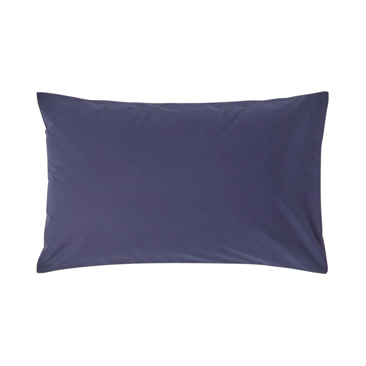 KISSENBEZUG Perkal, Ägyptische Baumwolle, Fadendichte 200 - Dunkelblau, Textil (48/74cm) - Homescapes