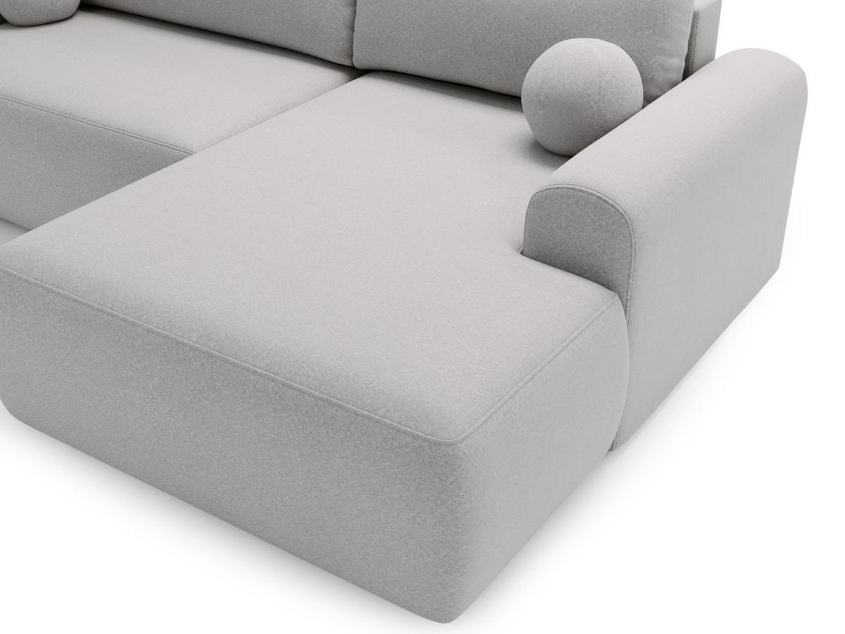 ECKSOFA Savana Grau Links - Grau, Holz/Textil (257/177cm) - Graingold