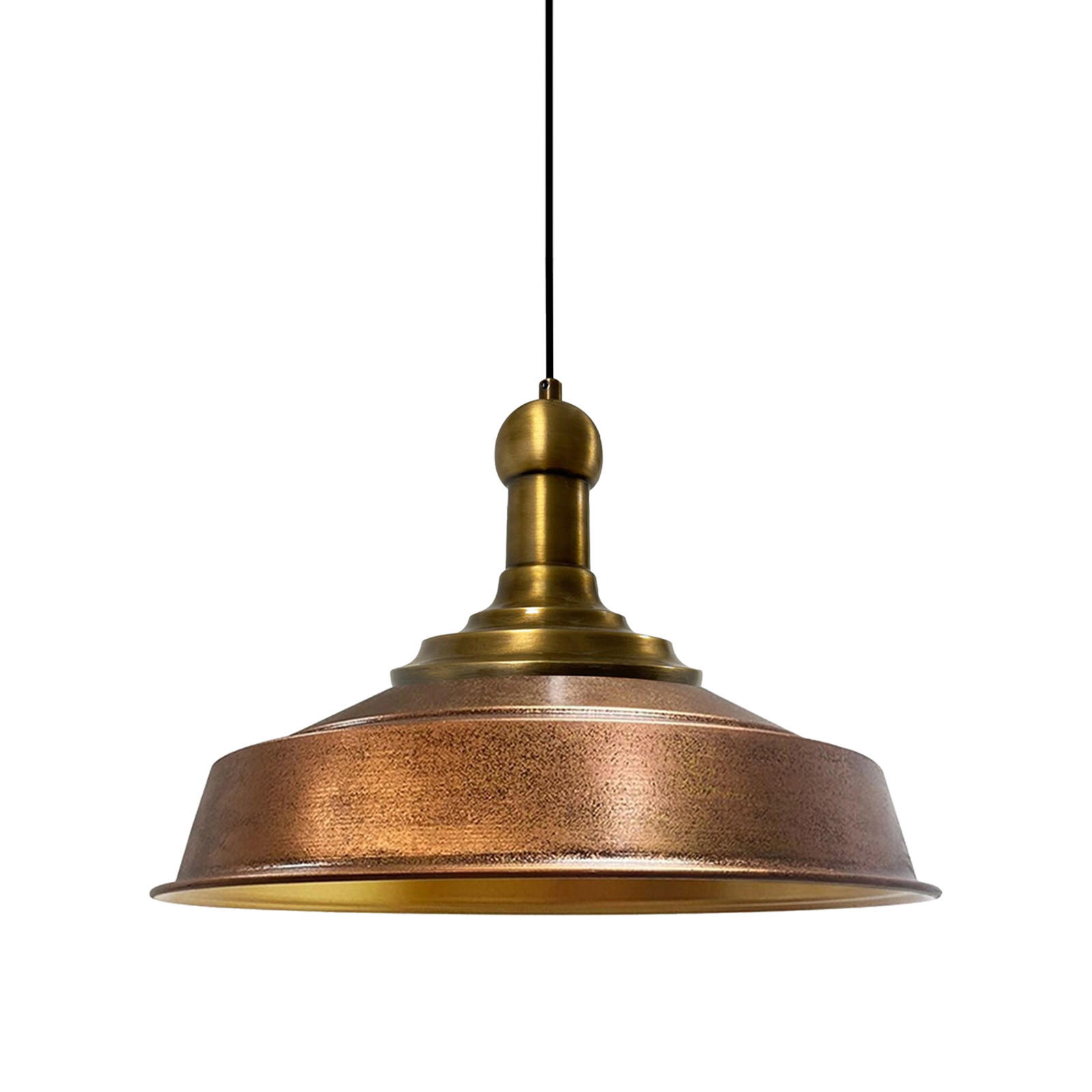 KÜCHENLAMPE Asletl Long-Knob 40/30 cm - Kupferfarben, Metall (40/30cm) - Bamyum
