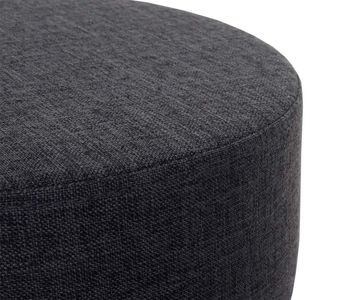 HOCKER höhenverstellbar und drehbar Sitzhöhe 43-55cm Ø 35cm Textil Dunkelgrau - Grau, Textil (35/55/35cm) - PROREGAL