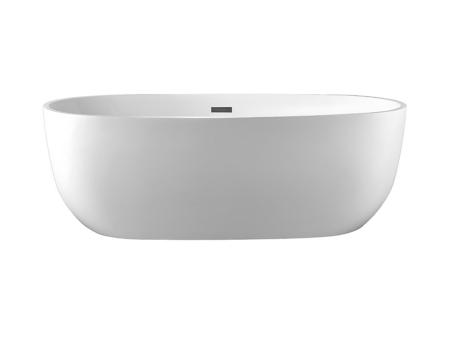 FREISTEHENDE Badewanne - 1 Person - Acryl - Weiß - Weiß, Kunststoff (170/58/80cm) - Vente-Unique