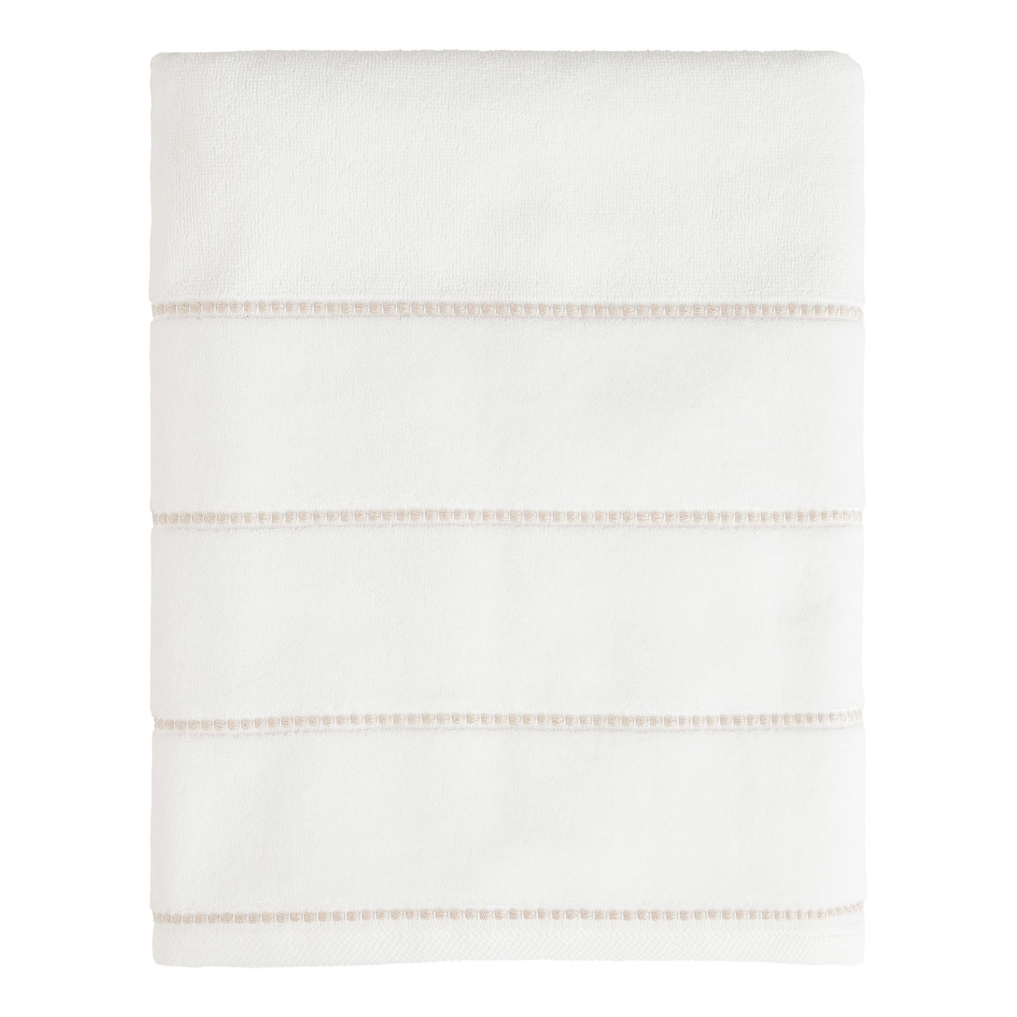 DUSCHTUCH Velly - Weiß, Textil (90/140cm) - home&you