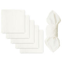 STOFFSERVIETTEN, 6er-Set, 50x50 cm, 100% Baumwolle, Beige - Creme, Textil (50/50cm) - Zollner