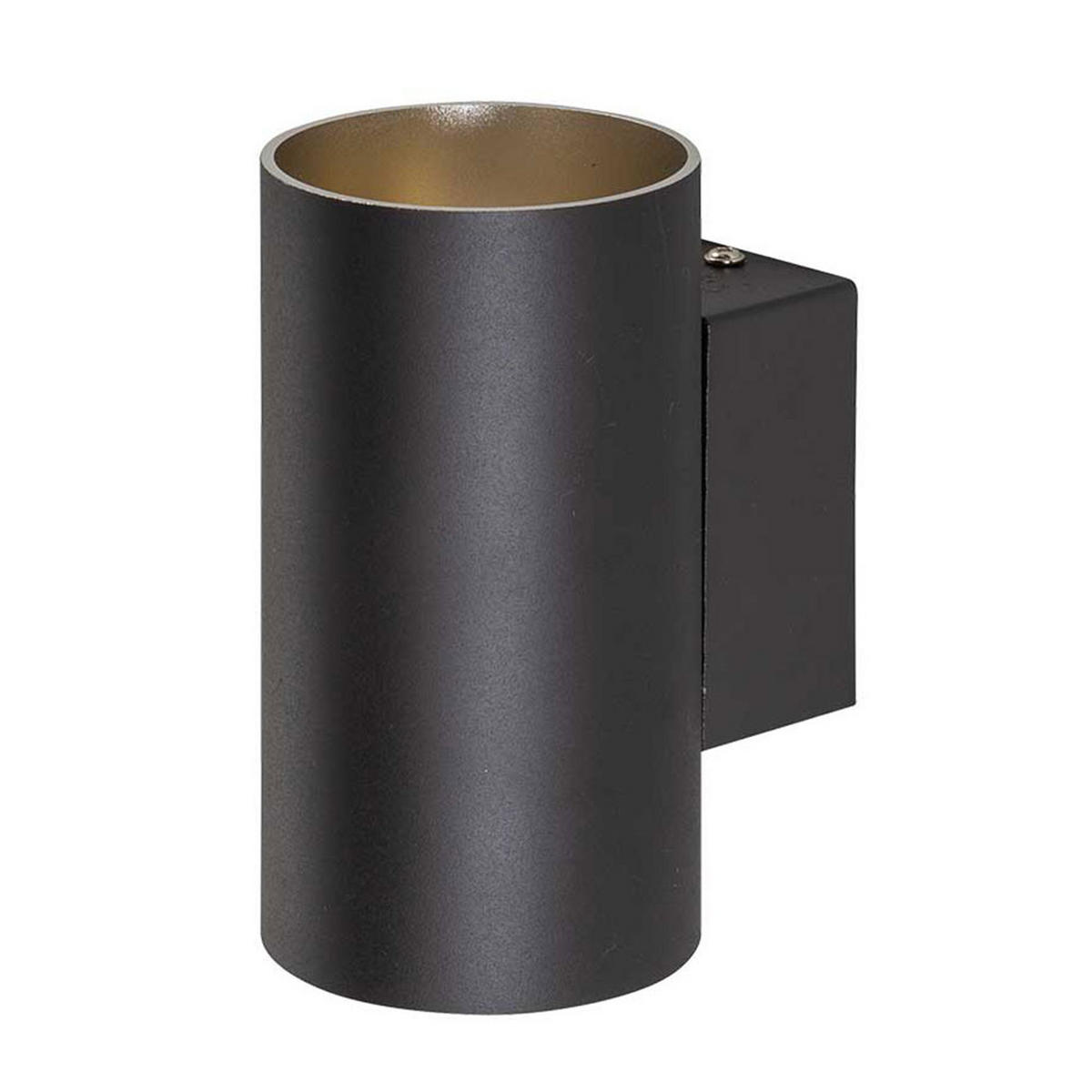 LED WANDLEUCHTE schwarz modern - Schwarz, Metall (8/15/11.5cm) - Wofi