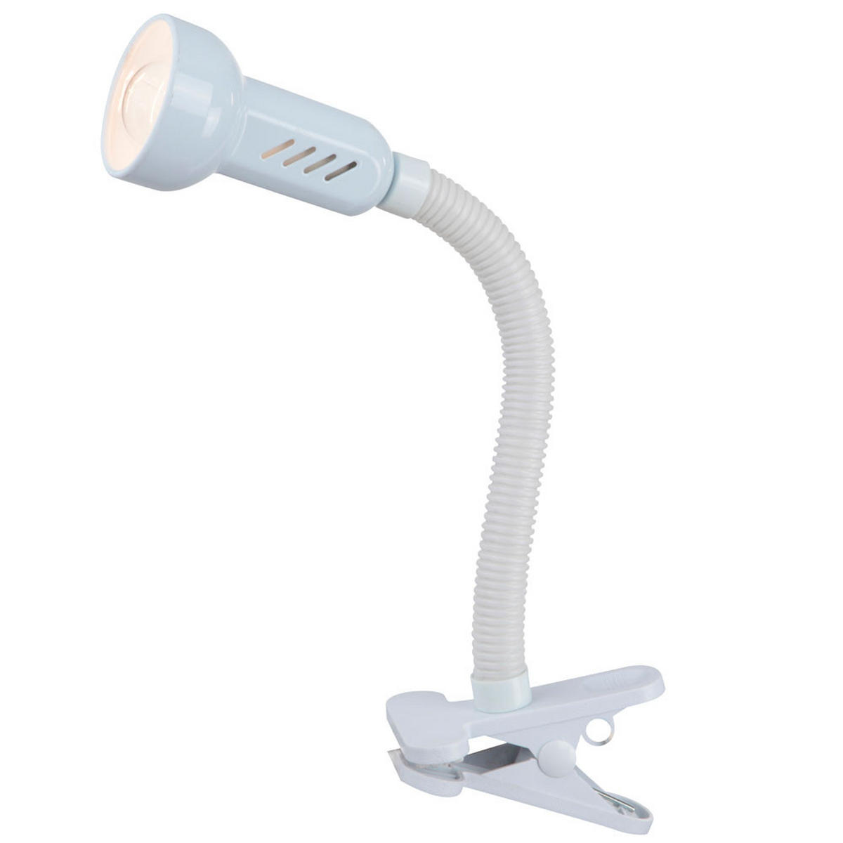 LED KLEMMLEUCHTE Metall Weiß - Weiß, Metall (46/6/48cm) - Globo Lighting