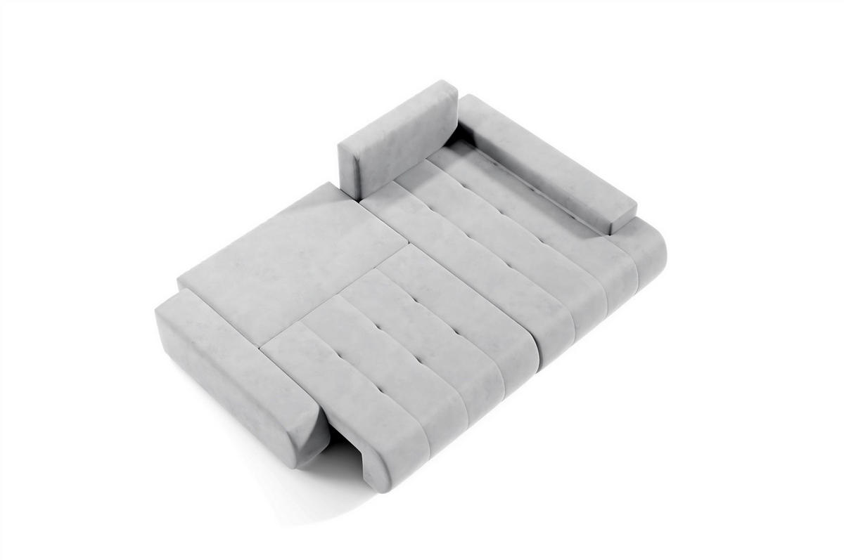ECKSOFA Elmo - Honig, Holzwerkstoff/Textil (227/153cm) - Fun Möbel