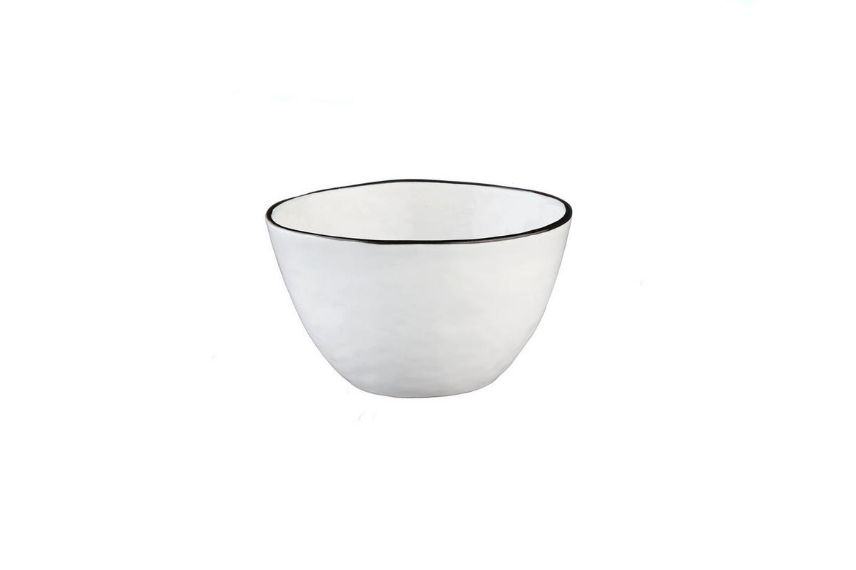 SCHALEN Pure Ø12cm - 4er-Set - Schneeweiß - Weiß, Keramik (12cm) - Björn