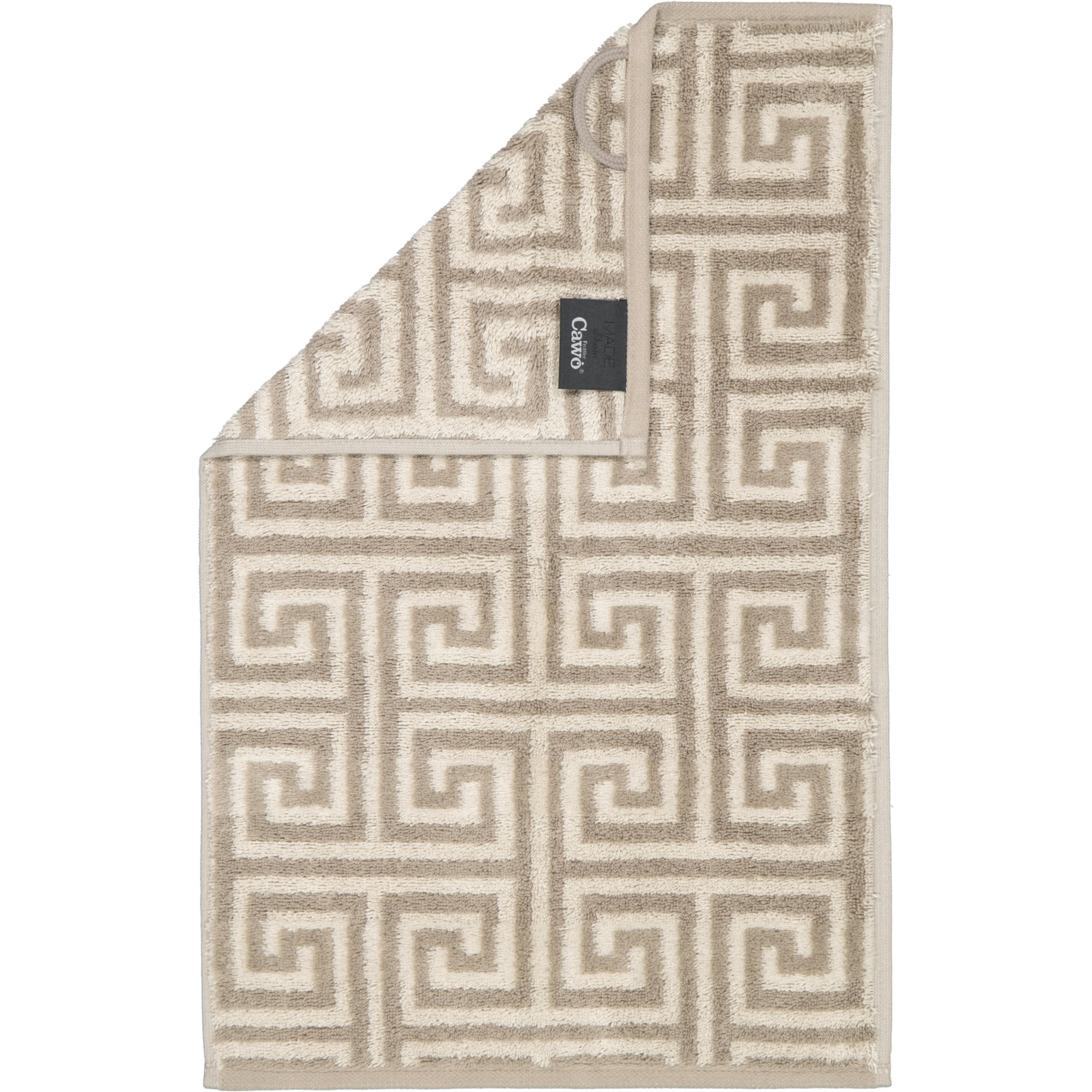 HANDTÜCHER NOBLESSE ELEGANCE ALLOVER 1088 GRAPHIT - 37 - Grau, Textil (30/50cm) - Cawoe