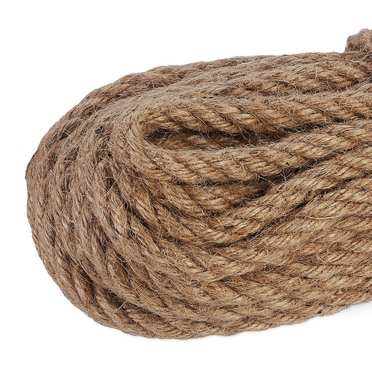 2xJUTESCHNUR - Hellbraun, Textil (1500/1/1cm) - Relaxdays