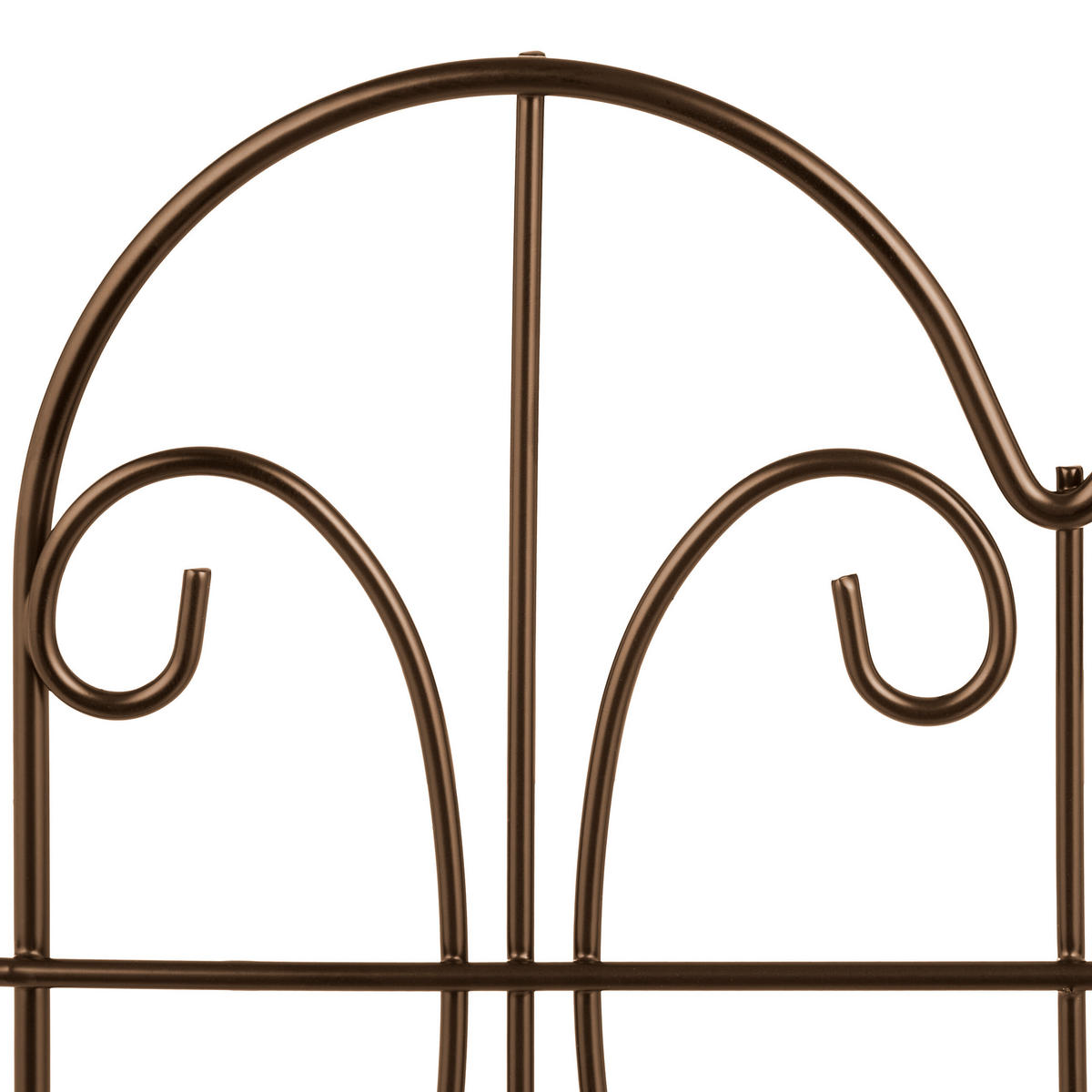 4XBEETEINFASSUNG - Braun, Metall (38.5/28/1.5cm) - Relaxdays