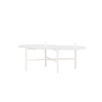COUCHTISCH PUEBLO Weiß 60x120x45 cm - Weiß, Holzwerkstoff (120/60/45cm) - FURNLUX