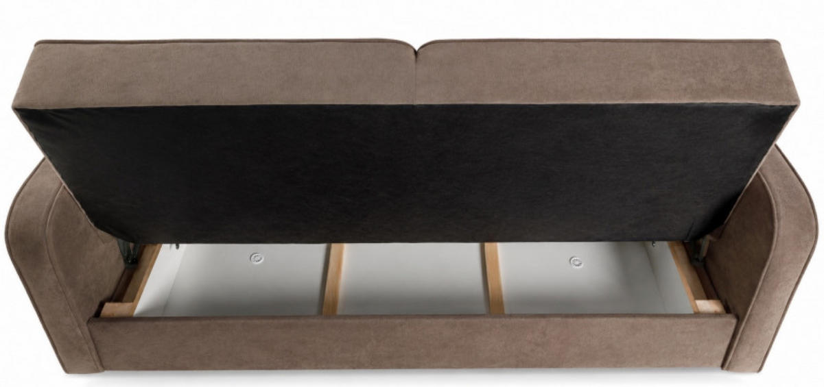 SOFA Mehrfarbig Aris Mit Schlaffunktion - Multicolor, Holzwerkstoff (222/90/93cm) - Sepro Meble