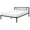 METALLBETT 160/200cm Schwarz Cusset - Schwarz, Metall (160/200cm) - Beliani