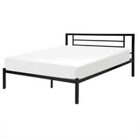 METALLBETT 160/200cm Schwarz Cusset - Schwarz, Metall (160/200cm) - Beliani
