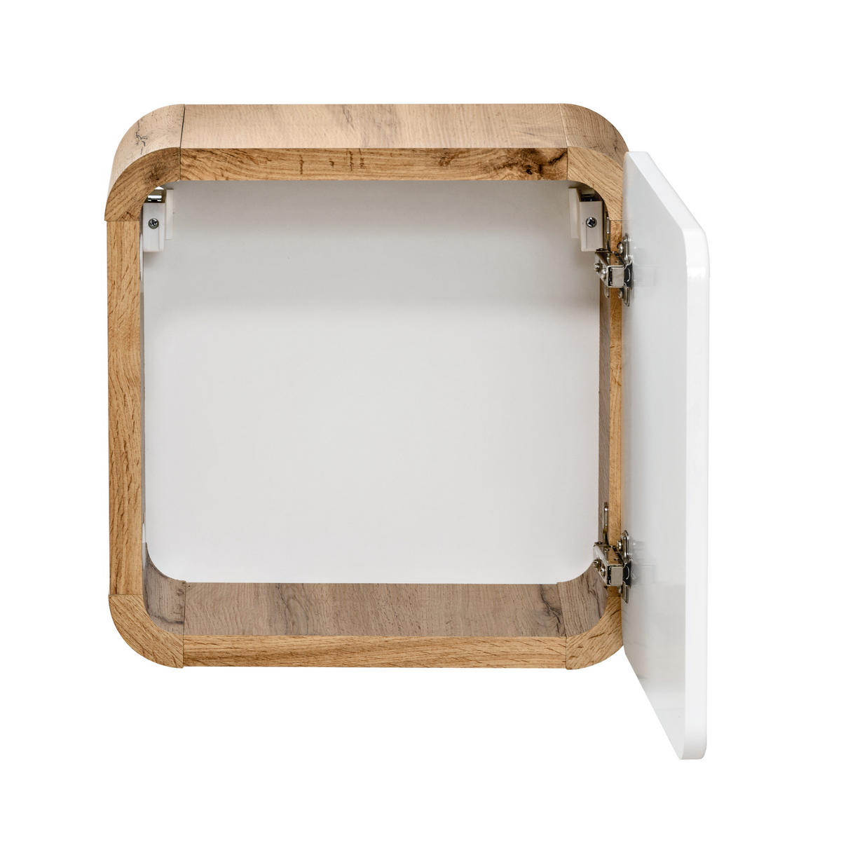 HÄNGESCHRANK ARVIDA SZK2 Kompakte Größe Eiche Weiß - Weiß, Holzwerkstoff (35/35/22cm) - Komodee