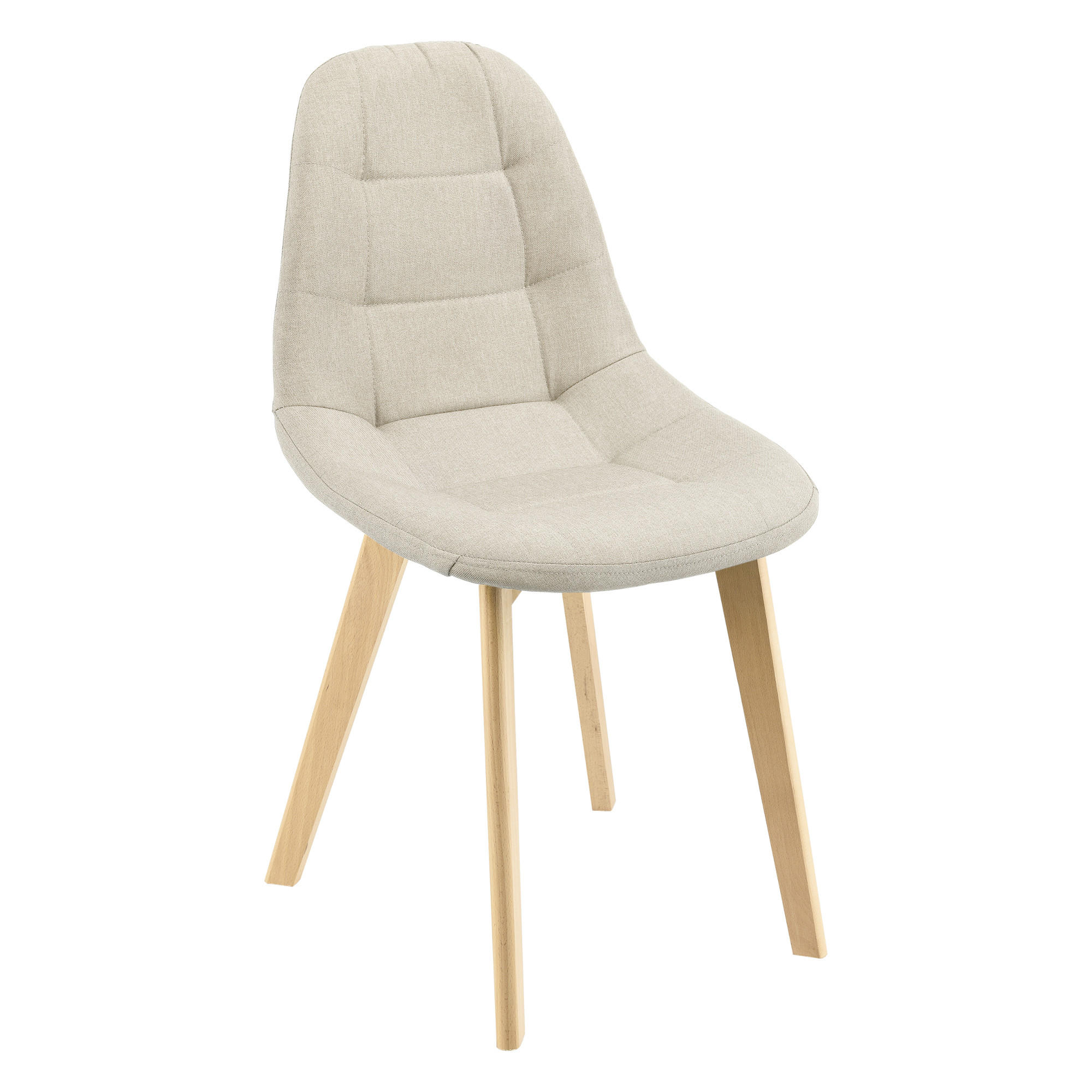Thumbnail - [en.casa] Esszimmerstuhl, Beige, Textil, 53x86x47 cm, Esszimmer, Stühle, Esszimmerstühle, Vierfußstühle