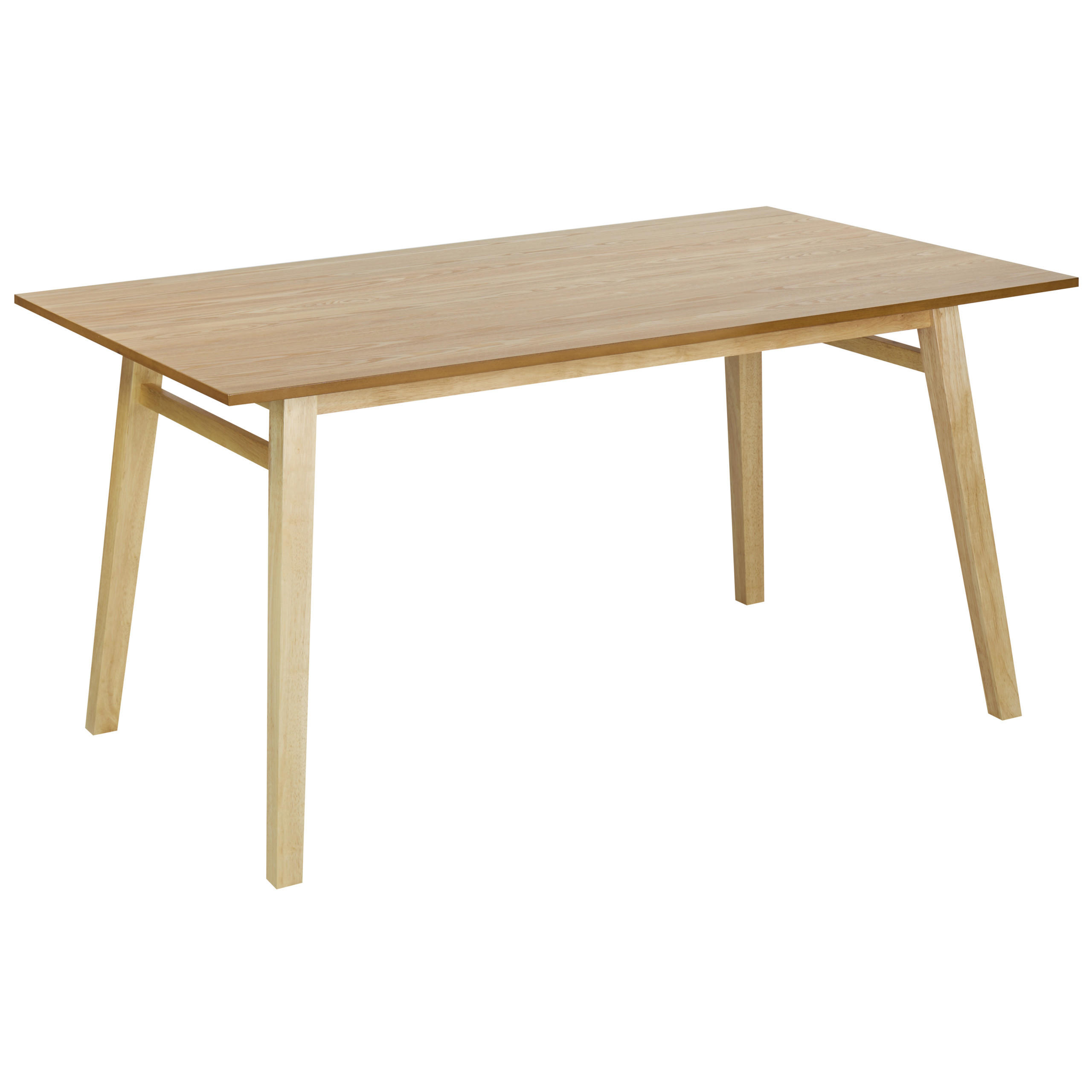 Beliani JÍDELNÍ STŮL 150/90 cm Světlý Dřevo Varley