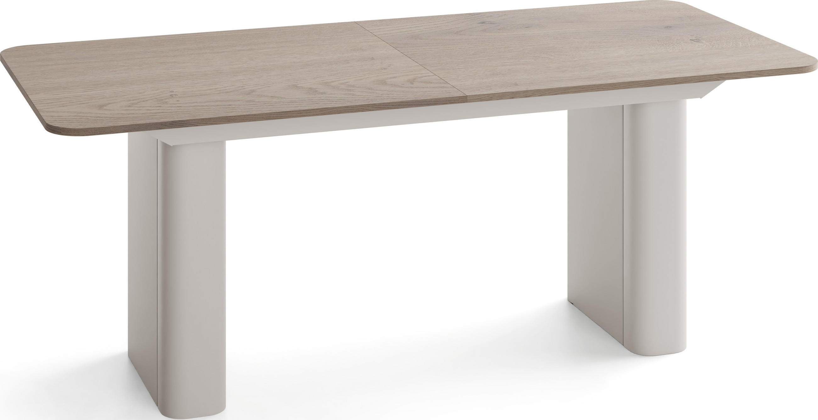 ESSTISCH Riven rechteckig ausziehbar verlängerbar mit Butterfly-Auszug, Eiche Braun 180-276/90/76 cm - Kaschmir/Eichefarben, Holzwerkstoff/Metall (90/276/76cm) - WFL GROUP