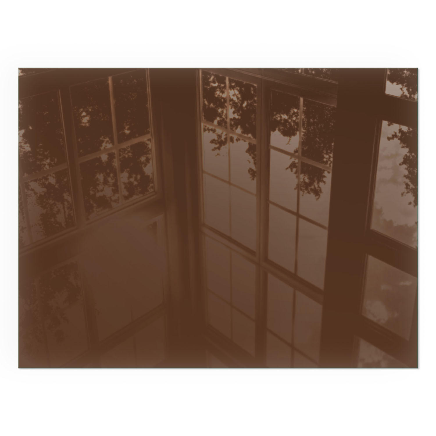 GLASPLATTE für Kamin 80x60 cm - Braun, Glas (80/60/0.4cm) - TULUP