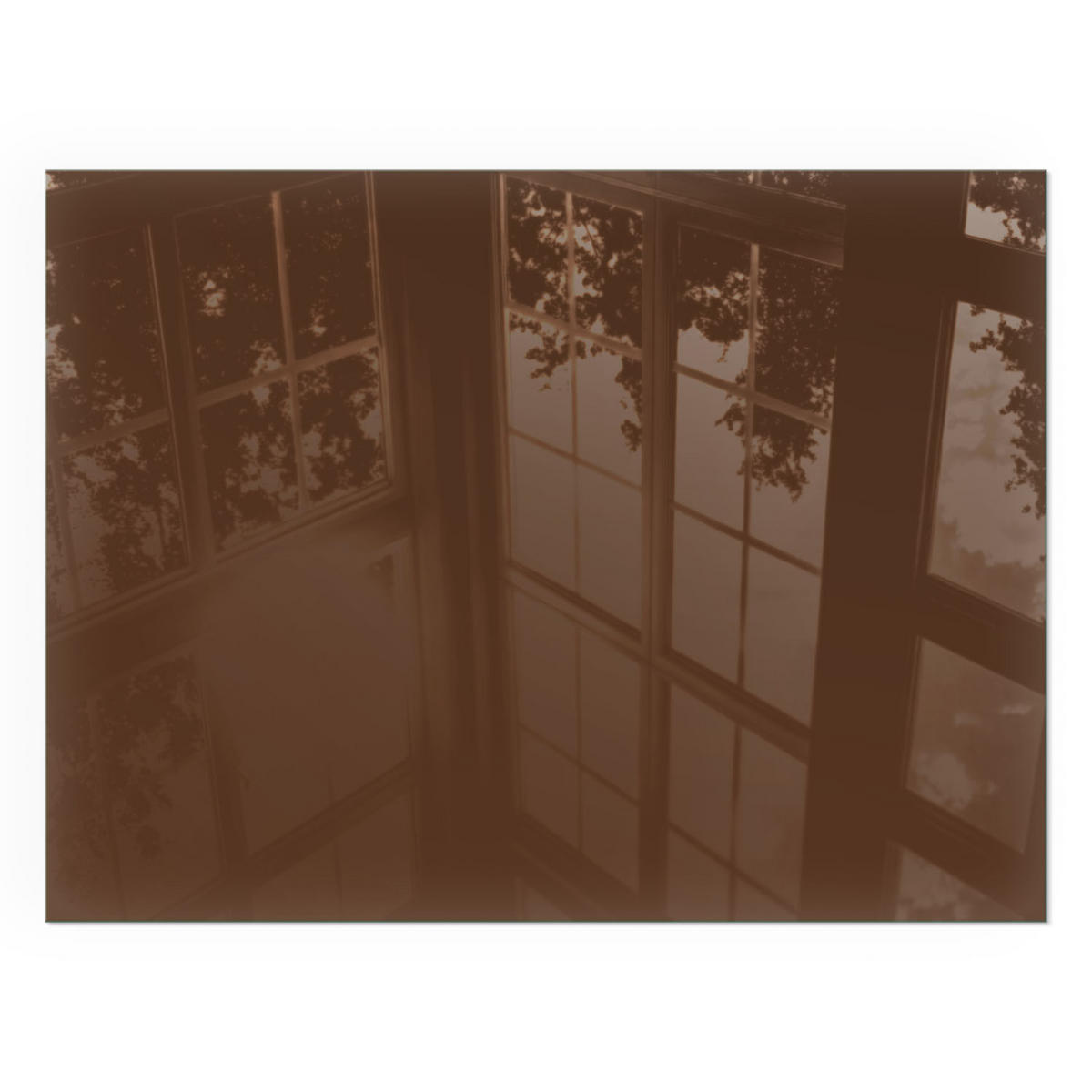 GLASPLATTE für Kamin 80x60 cm - Braun, Glas (80/60/0.4cm) - TULUP