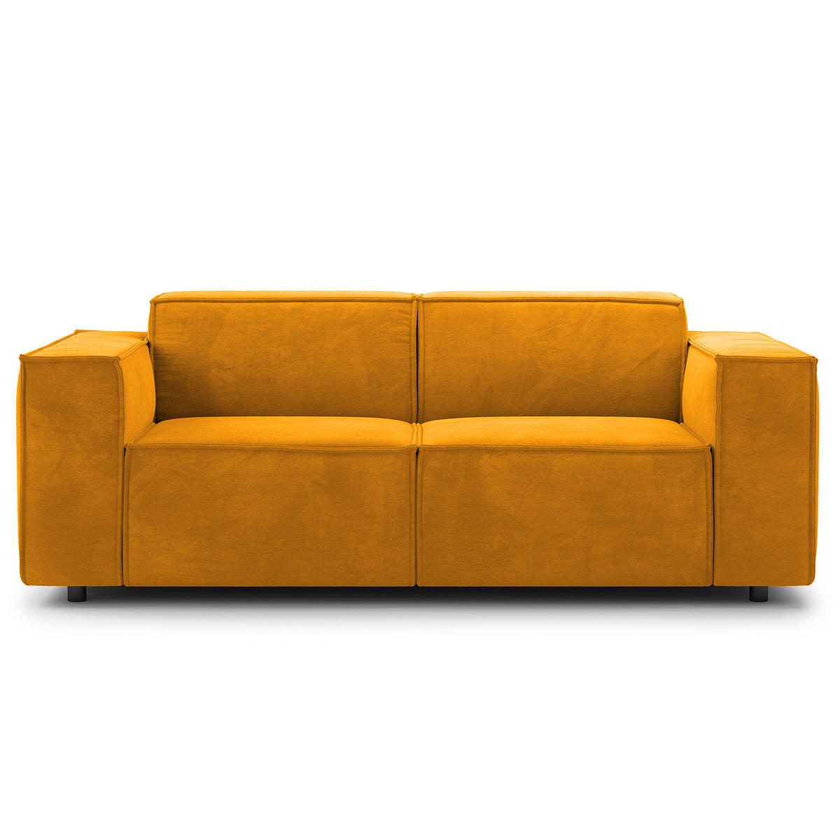 2-SITZER SOFA - Gelb, Textil (189/70/96cm) - home24