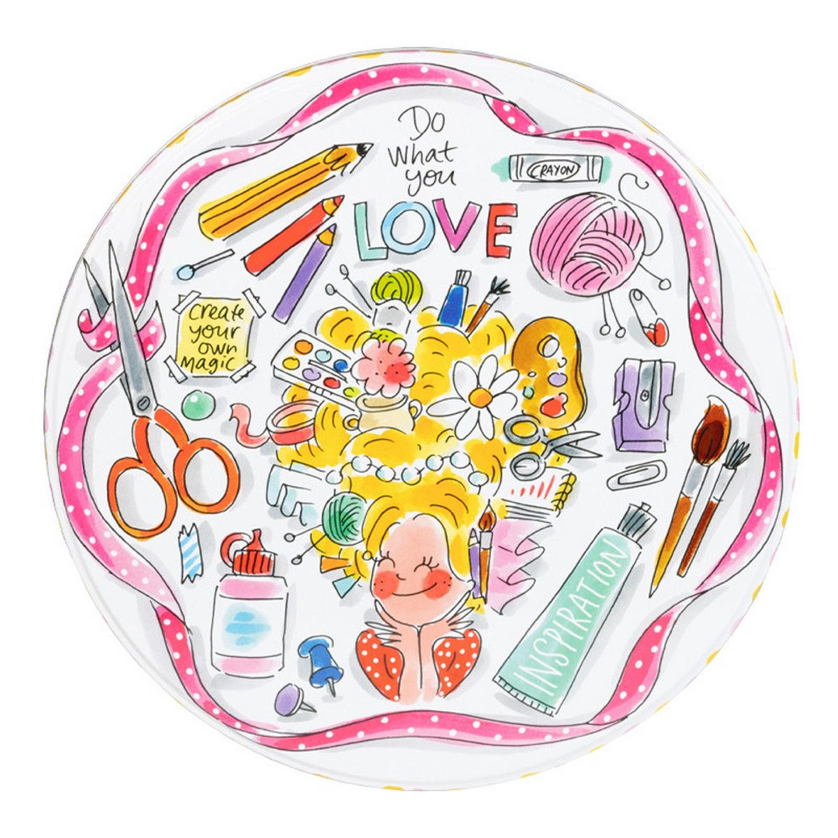 DOSEN Kreativität in Bunt - 24cm - Multicolor, Metall (24/12/24cm) - Blond Amsterdam