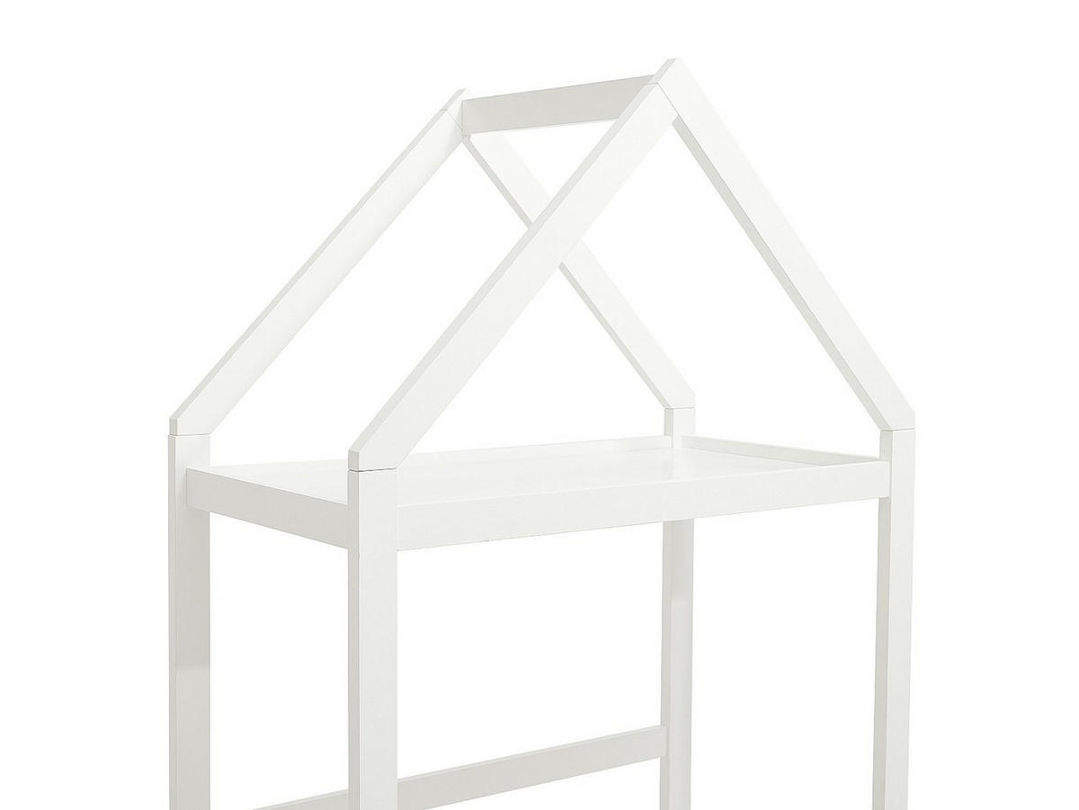 HAUSBETT - 1 Person - holz - weiß Varlaine - Weiß, Holz (90/190cm) - Vente-Unique