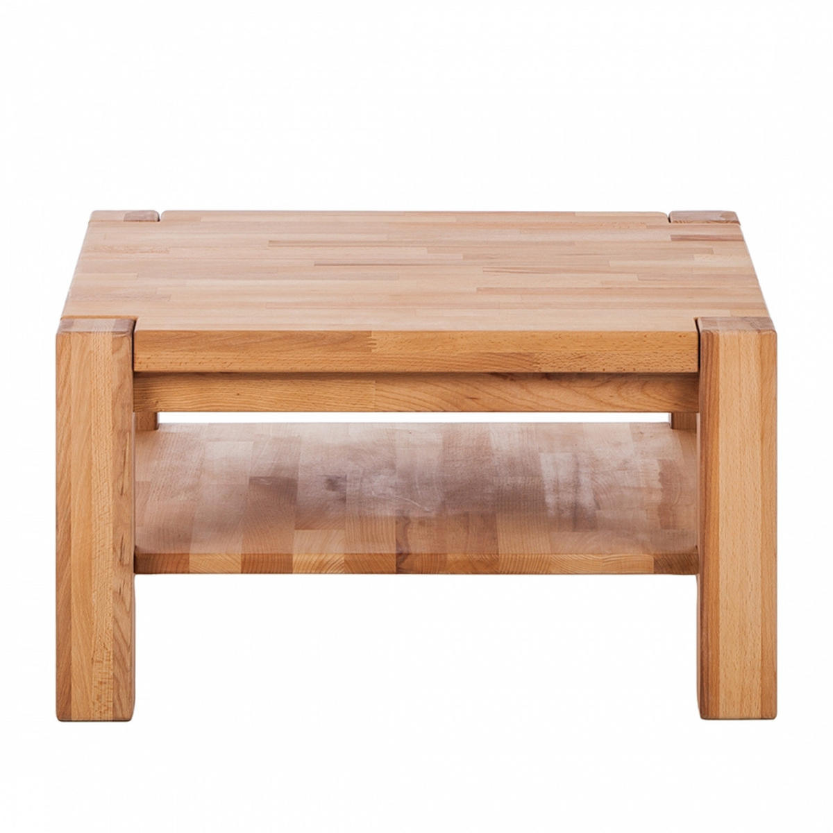 COUCHTISCH - Massivholz - Kernbuche, Holz (70/70/38cm) - home24
