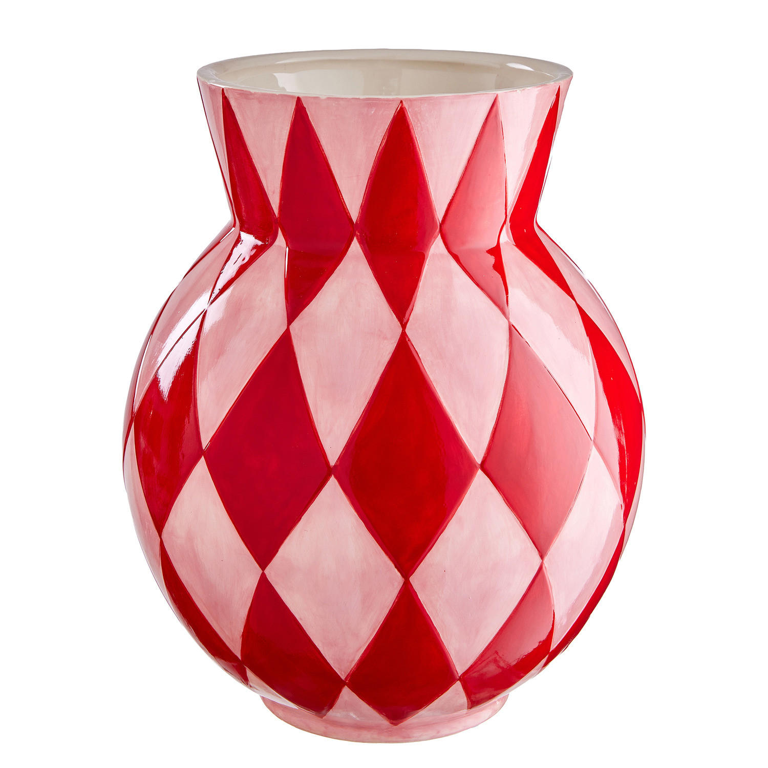 KERAMIKVASE Holy Moly - Rot, Stein (32cm) - Butlers
