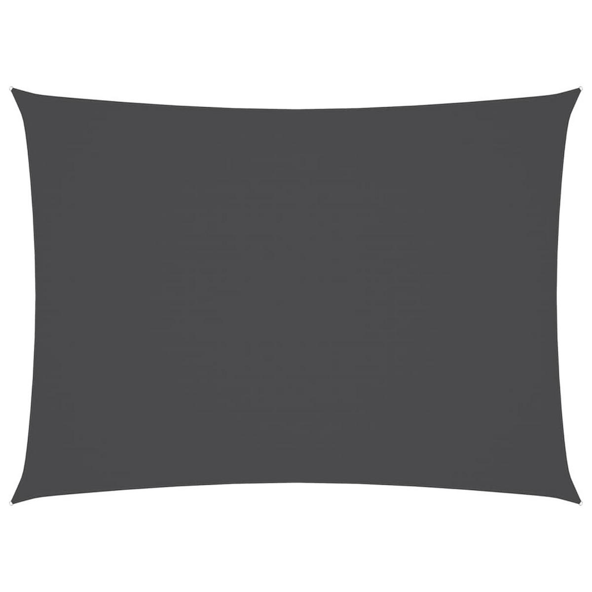 SONNENSEGEL Oxford-Gewebe Rechteckig 3x4,5 m Anthrazit - Anthrazit, Textil (450/300cm) - furnicato