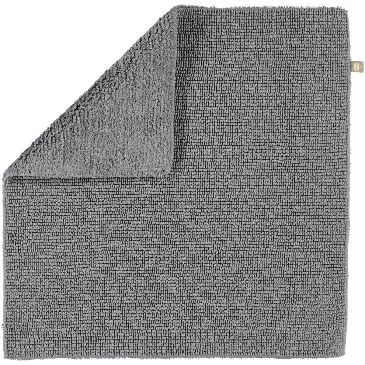 BADTEPPICHE PUR KIESEL - 85 - Grau, Textil (60/60cm) - Rhomtuft