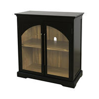 SIDEBOARD AVOLA Schwarz 84x43x92 cm - Schwarz, Holz (84/92/43cm) - FURNLUX