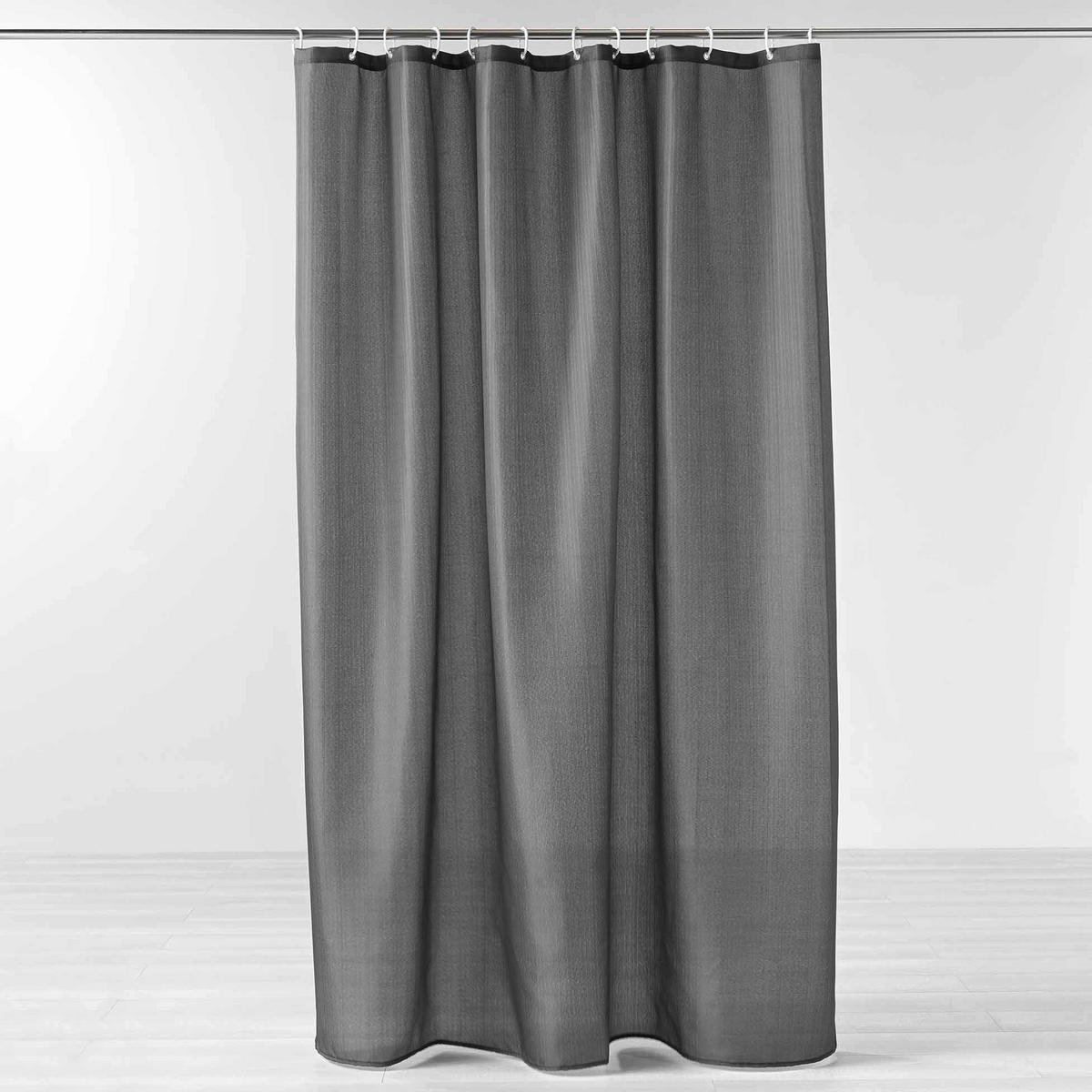 DUSCHVORHANG Yaline 180/200 cm - Grau, Textil (180/200cm) - Douceur d´intérieur